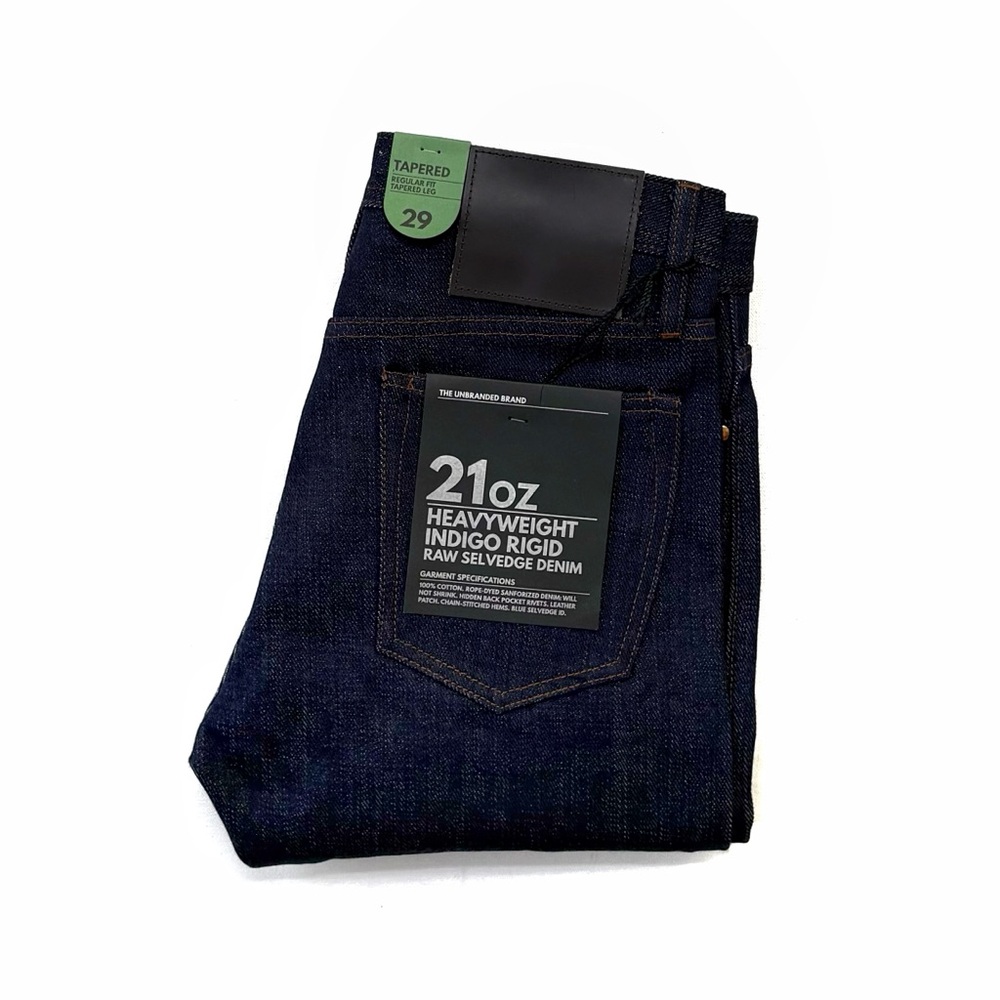 The Unbranded Brand UB221 21oz Selvedge Denim - Tapered Fit Jeans